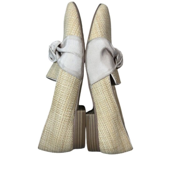 Violet & Red Slip Loafers Woven Look Almond Toe Size 8.5 - Picture 6 of 10